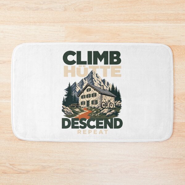 Item preview, Climb Hut Descend Repeat MTB designed and sold by pirminio.