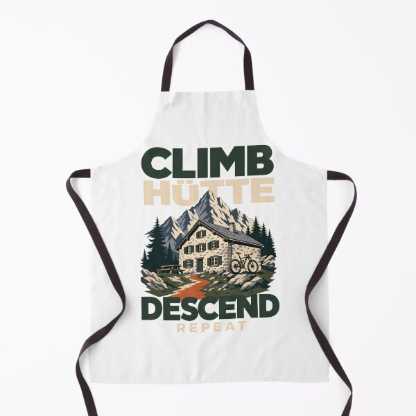 Item preview, Climb Hut Descend Repeat MTB designed and sold by pirminio.