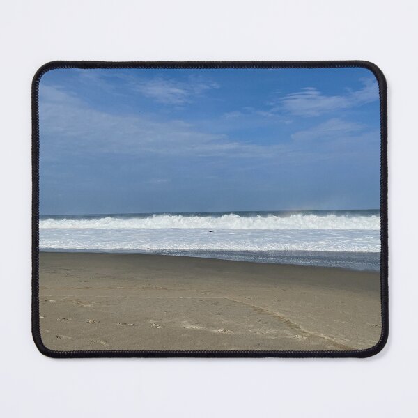 Item preview, Footprints in the sand on the roaring ocean beach designed and sold by Art of Momenz.