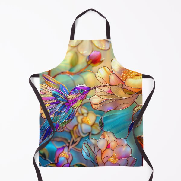 Item preview, Vibrant Hummingbird Among Blooming Flowers designed and sold by MargaretWiktor.