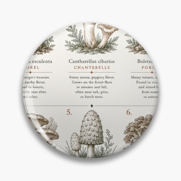 Item preview, Edible Wild Mushrooms Forager's Field Guide designed and sold by ForageKitchen.