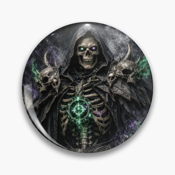 Item preview, Grim Reaper Necromancer | Dark Fantasy Gothic Death Lord designed and sold by DrakariArt.