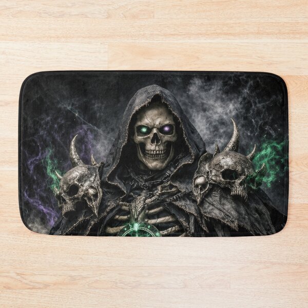 Item preview, Grim Reaper Necromancer | Dark Fantasy Gothic Death Lord designed and sold by DrakariArt.