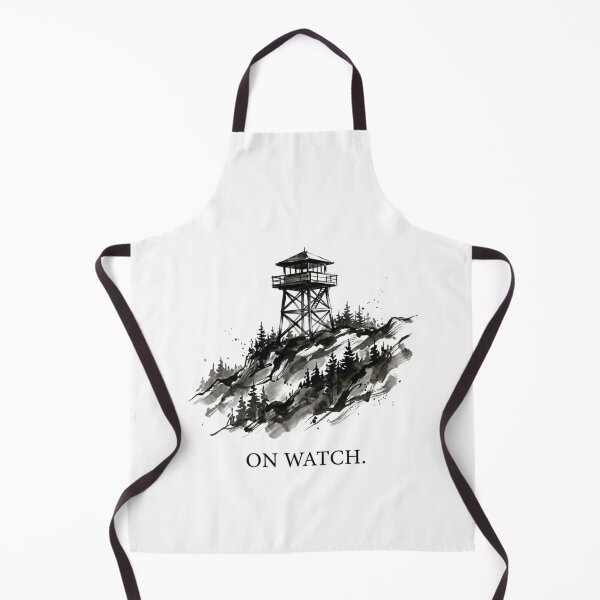 Item preview, Fire Lookout Tower Illustration designed and sold by vybrex ©.
