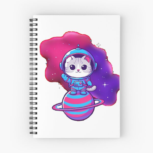Item preview, Cute Astronaut Cat in Space Retro Kawaii Pixel Art designed and sold by abanoubsamir938.