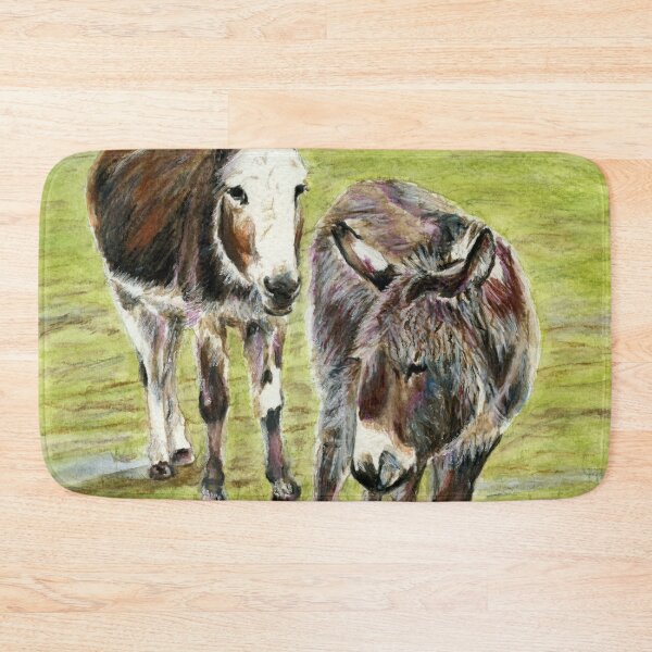 Item preview, Derek and Dolly the Donkeys at Woodlands Animal Sanctuary designed and sold by LymphomaLass.