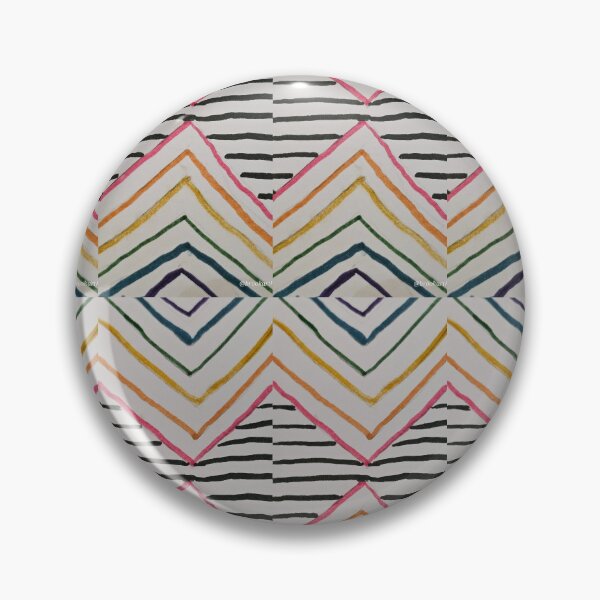 Item preview,  Rainbow Chevrons with black stripes and white background  designed and sold by DancingCreek.