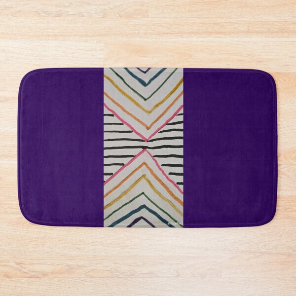 Item preview,  Rainbow Chevrons with black stripes and white background  designed and sold by DancingCreek.