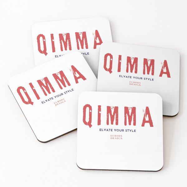 Item preview, QIMMA Red Minimalist Luxury Brand De designed and sold by QIMMADesigns.