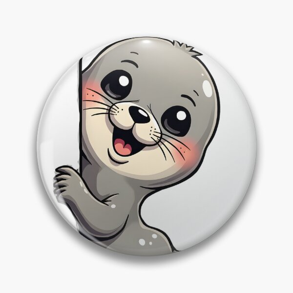 Item preview, Cute Baby Seal Peeking designed and sold by MKDSN.