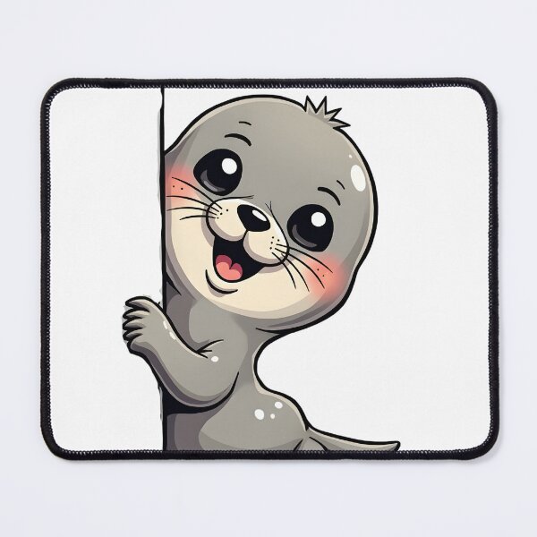 Item preview, Cute Baby Seal Peeking designed and sold by MKDSN.