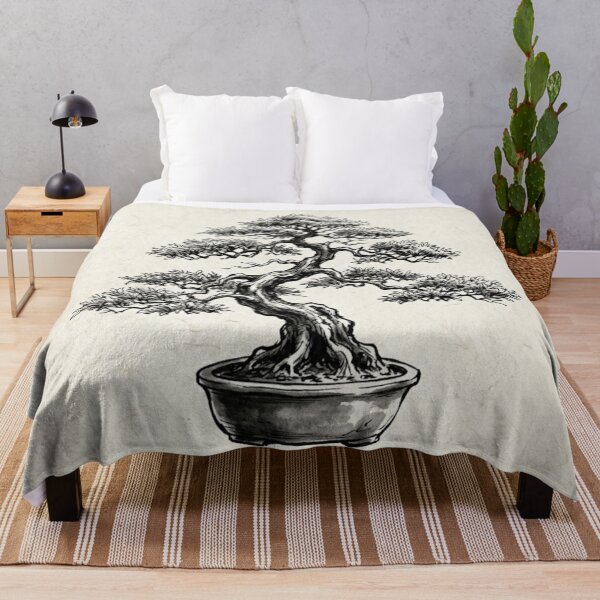 Item preview, Bonsai 盆栽 - Sketch of Miniature Tree in Pot designed and sold by Purrfecta.