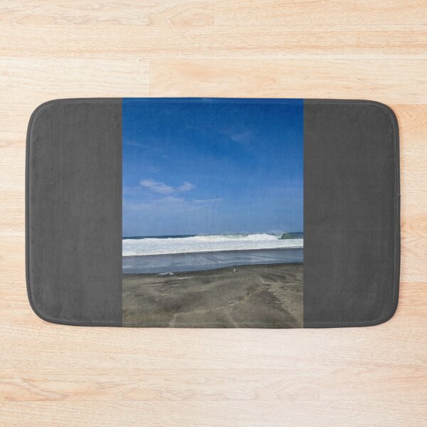 Item preview, Bright turquoise wave crest on the ocean beach designed and sold by Art of Momenz.