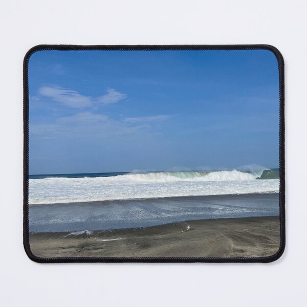 Item preview, Bright turquoise wave crest on the ocean beach designed and sold by Art of Momenz.
