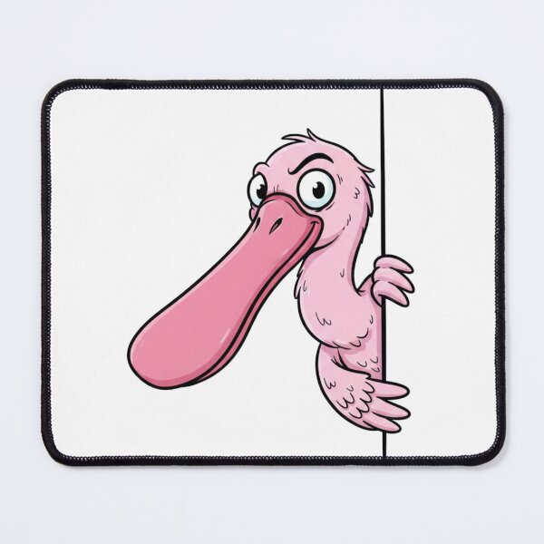 Item preview, Pink Spoonbill Peeking designed and sold by MKDSN.