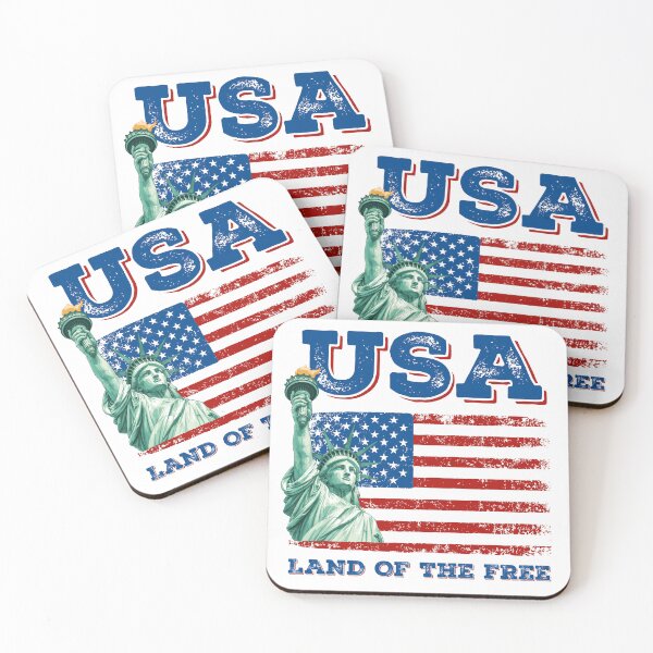 Item preview, USA - LAND OF THE FREE designed and sold by CoolVibeStudio.
