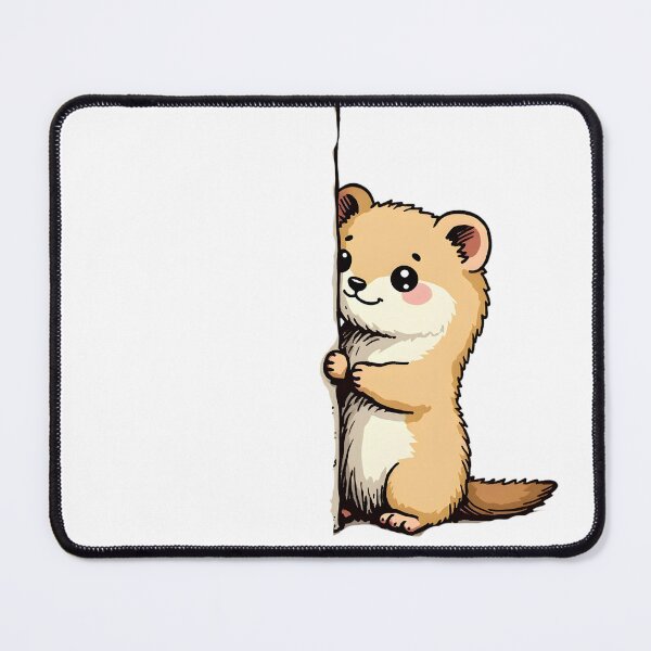 Item preview, Cute Ferret Peeking designed and sold by MKDSN.