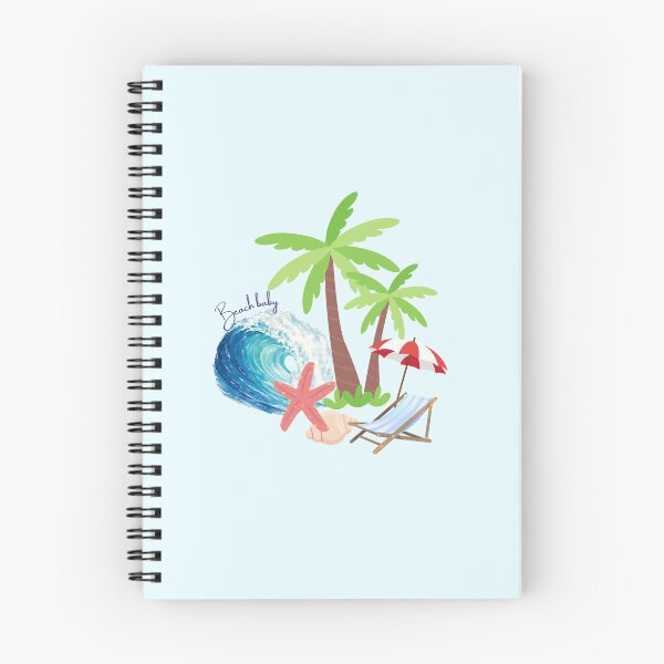 Item preview, Beach Baby Summer Beach Scene Palm Trees Wave Starfish Design designed and sold by Designnari.