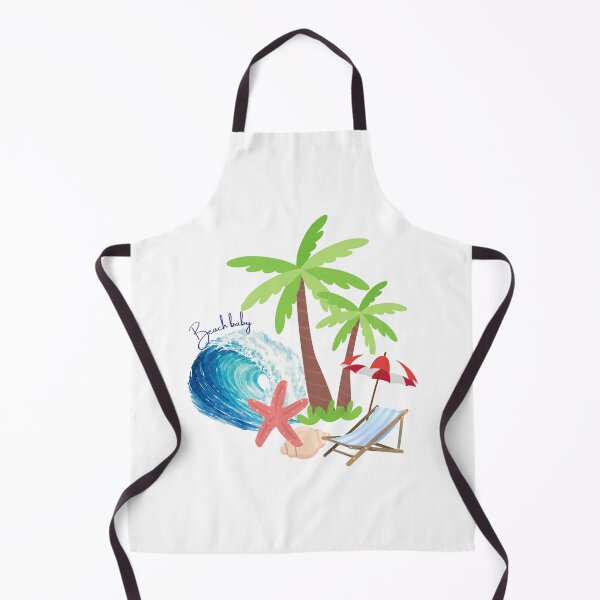 Item preview, Beach Baby Summer Beach Scene Palm Trees Wave Starfish Design designed and sold by Designnari.