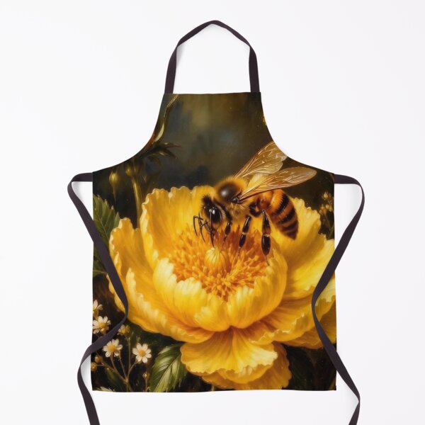 Item preview, Honey Bee on Yellow Flower designed and sold by VelarisMoon.