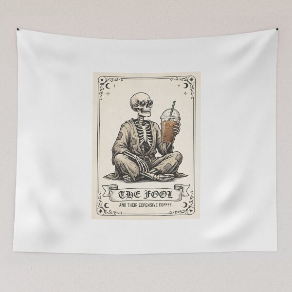 Item preview, The Fool & Iced Coffee Tarot designed and sold by ricopanda.