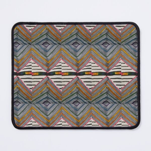 Item preview, Grey Rainbow Chevrons with black stripes and white background with belt designed and sold by DancingCreek.