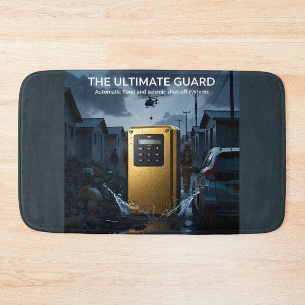 Item preview, Automatic Flood Barrier Controller: Premium Residential Seismic Shut-Off System designed and sold by Creative-RE.