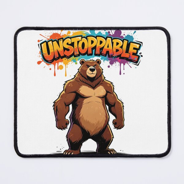 Item preview, Unstoppable Bear Strength Attitude designed and sold by LINSSEX Style • Urban & Sport Streetwear.