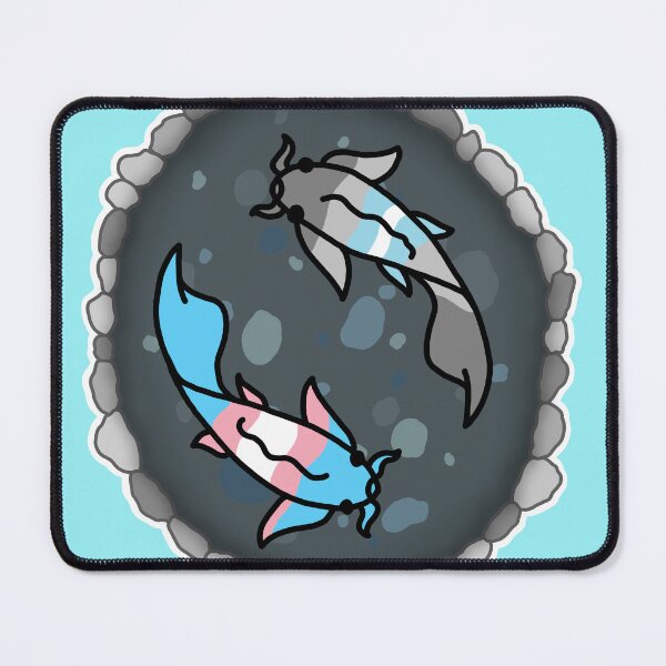 Item preview, Demi Boy and Transgender Pride Koi Pond designed and sold by CastleOfDragons.