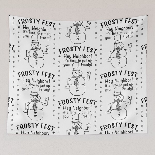 Item preview, Frosty Fest Black designed and sold by Normbot2000.