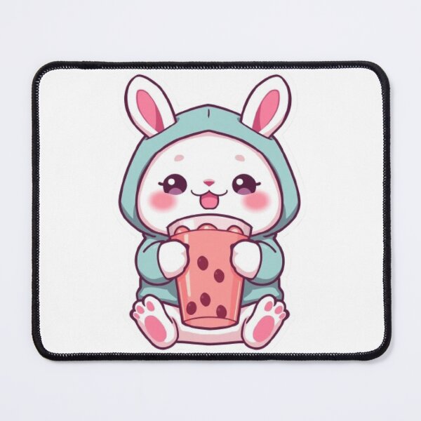Item preview, Cute Bunny with Boba | Kawaii Rabbit Gift designed and sold by Stylestickers55.
