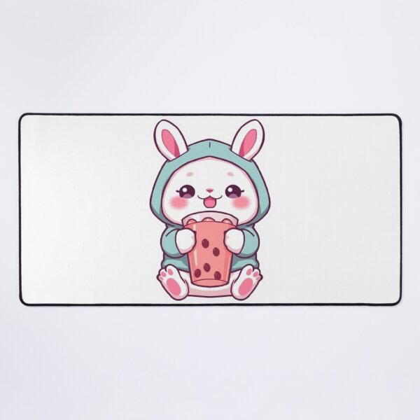 Item preview, Cute Bunny with Boba | Kawaii Rabbit Gift designed and sold by Stylestickers55.