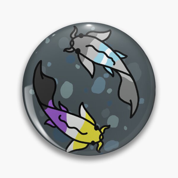 Item preview, Demi Boy and Nonbinary Pride Koi Pond  designed and sold by CastleOfDragons.