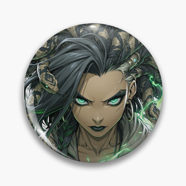 Item preview, Venom Medusa Queen Dark Fantasy Serpent Goddess designed and sold by MythicMood.