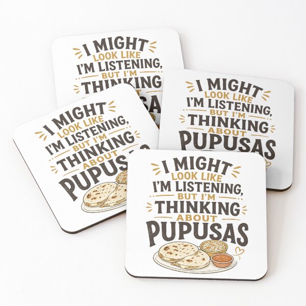 Item preview, Funny Pupusas Lover Typography | Vintage Watercolor Food Quote designed and sold by Verycutethings.