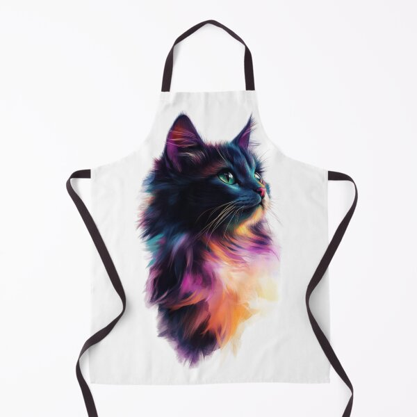 Item preview, Color Explosion Cat – Neon Vibes designed and sold by LatonaDesign.