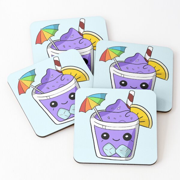 Item preview, Purple Drink Character Illustration designed and sold by Phyllya Design.