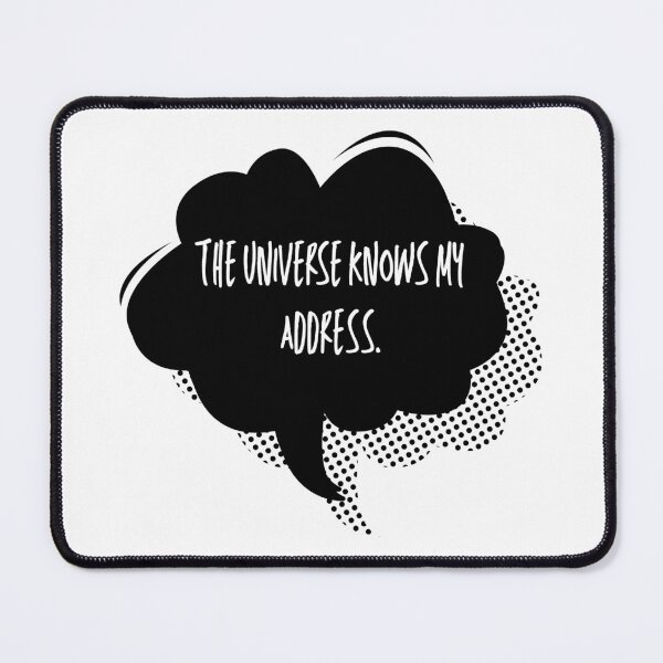 Item preview, Thoughts in a comic strip: The universe knows my address designed and sold by infinitearte.