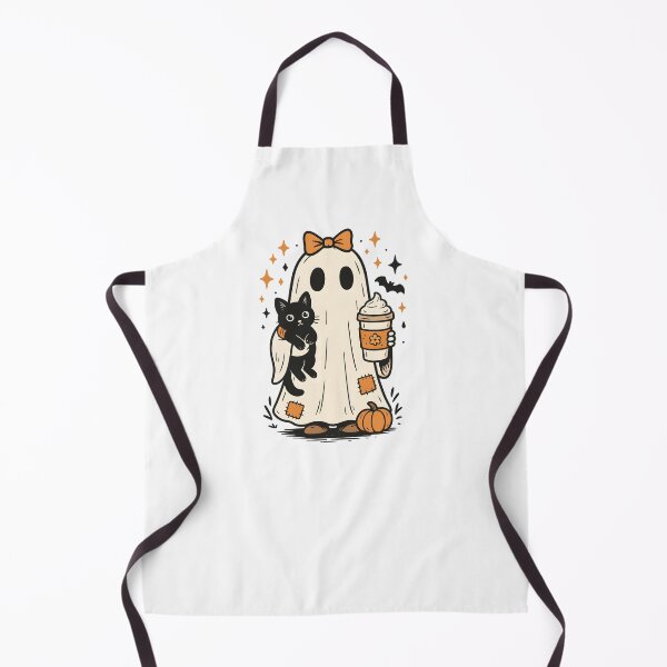 Item preview, funny Halloween retro cat Ghost coffee Spooky gift designed and sold by Amzkao.
