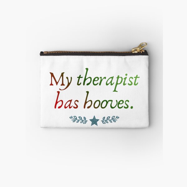 Item preview, My therapist has hooves designed and sold by 3Hoofprints.