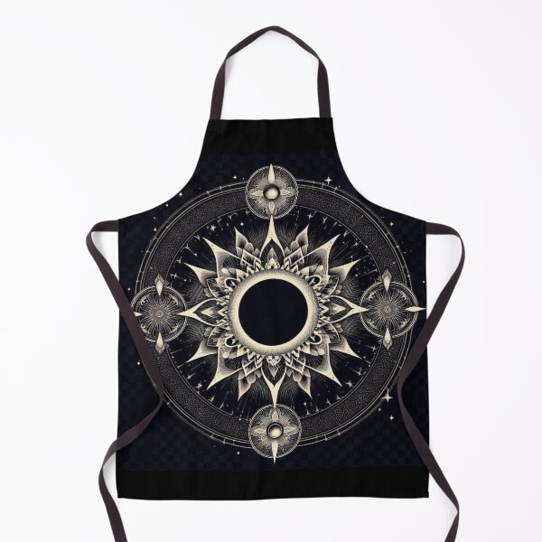 Item preview, Celestial Eclipse Mandala – Mystical Cosmic Design designed and sold by Dogandesighn.