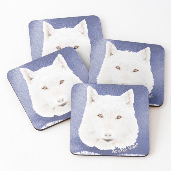 Aperçu de l'œuvre White Arctic Wolf (by ACCI) créée et vendue par VanyssaGraphics.