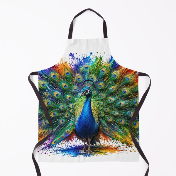 Item preview, Regal Peacock | Splash Paint | Wildlife Art | Majestic Peacock Colorful Bird | BOLDD Wildlife Collection designed and sold by Boldd.