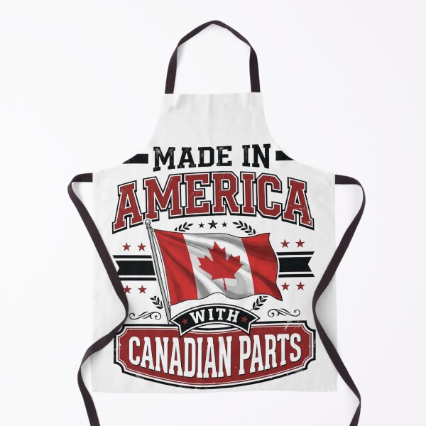 Item preview, Made In America With Canadian Parts T-Shirt, USA Canada Flag Gift, Patriotic American Canadian Graphic Tee, Dual Citizenship Shirt designed and sold by Maravillio.