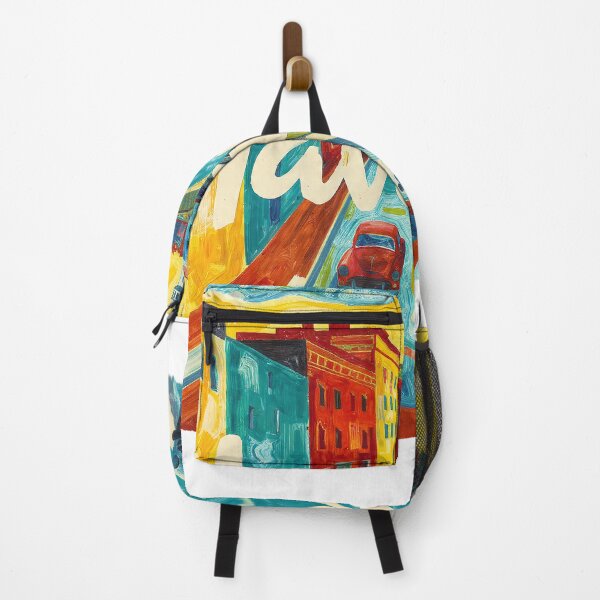 Item preview, Havana – Vintage Painted Travel Art Print | Cuba Classic Car Poster designed and sold by OzzFrequency.