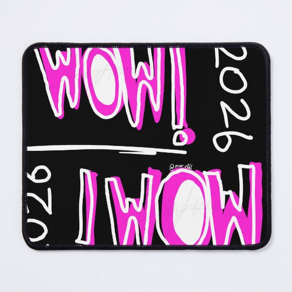 Item preview, WOW text design designed and sold by Mermaso Art.