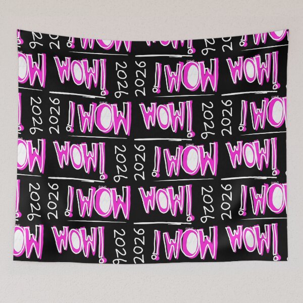 Item preview, WOW text design designed and sold by Mermaso Art.