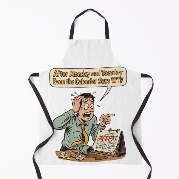 Item preview, After Monday and Tuesday Even the Calendar Says WTF designed and sold by Malaryk.