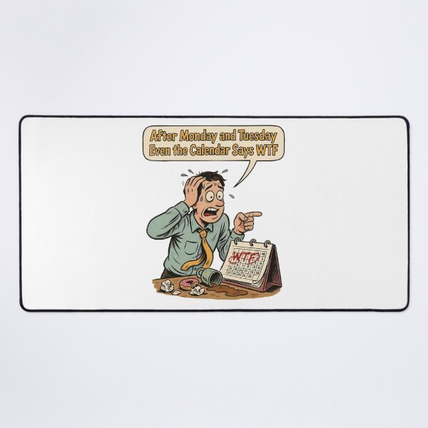 Item preview, After Monday and Tuesday Even the Calendar Says WTF designed and sold by Malaryk.