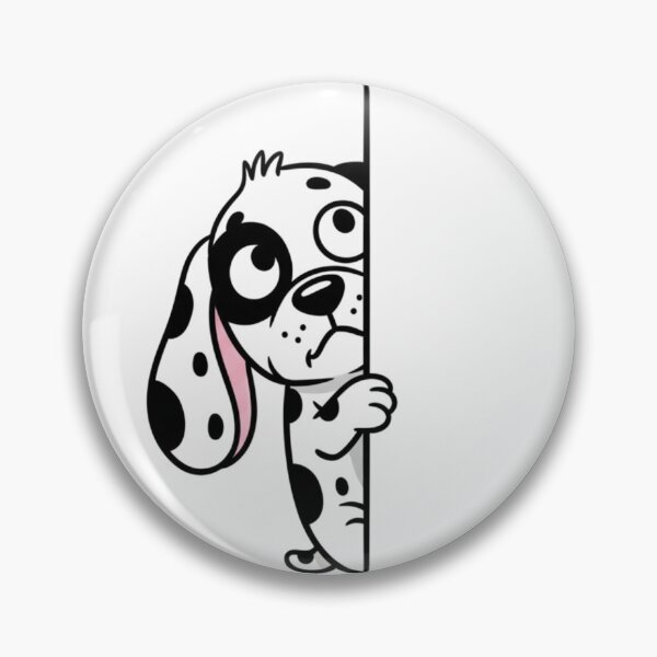 Item preview, Cute Dalmatian Puppy Peeking designed and sold by MKDSN.